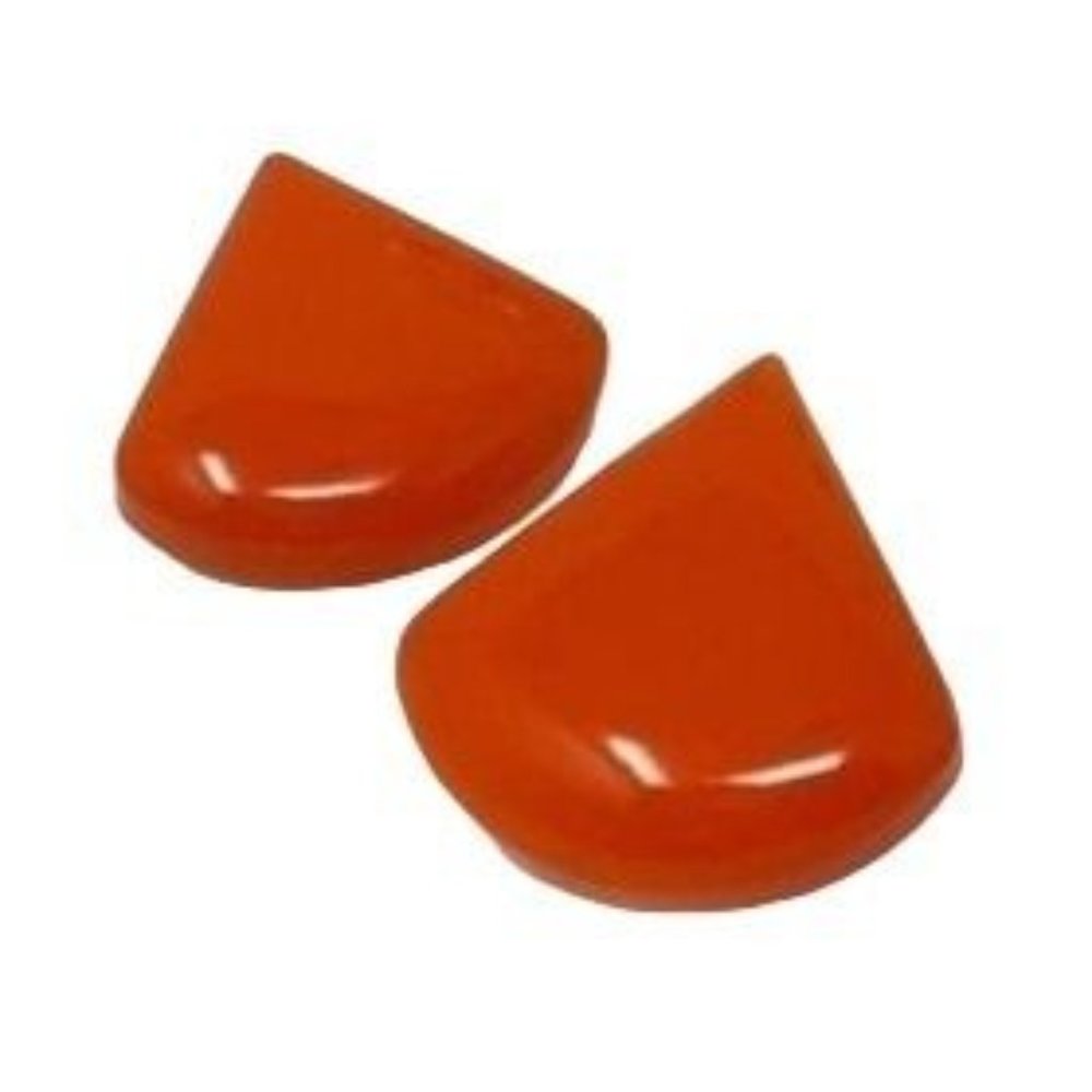 Vintage Pierced Earrings Orange Plastic Dangle Geometric 80s 90s Retro